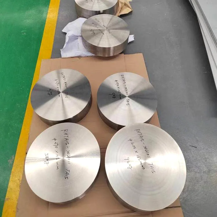 Заводская прямая обработка титановых круглых листов и пластин в соответствии с вашими требованиями