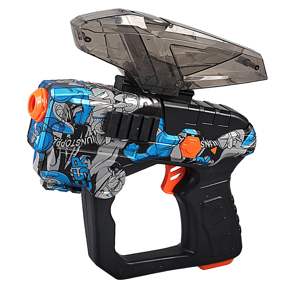 Outdoor Shooting Game Water Bead Guns Toy Graffiti Style Gel Hydrogel Gun Pistol Toys Gel Splatter Blaster Toy Gun