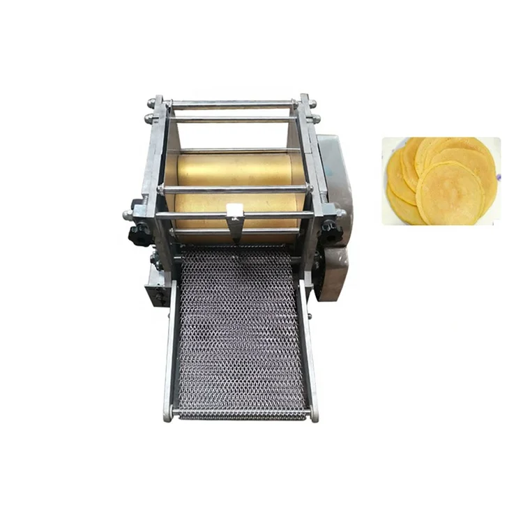 Tortilla Maker Chapati Press Roller Flour Electric Corn Tortilla Chip Making Machine Flour Tortilla Maker Machine