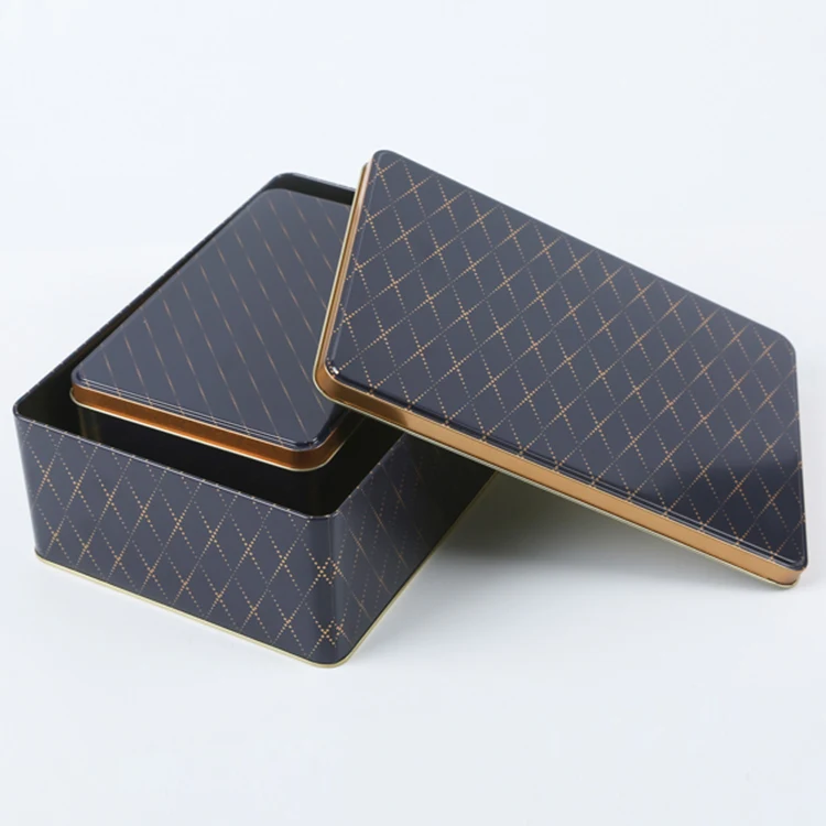 Biscuit Cookie Tin Can Packaging  Cheap Custom Empty Biscuit Cookie Tin Box Metal