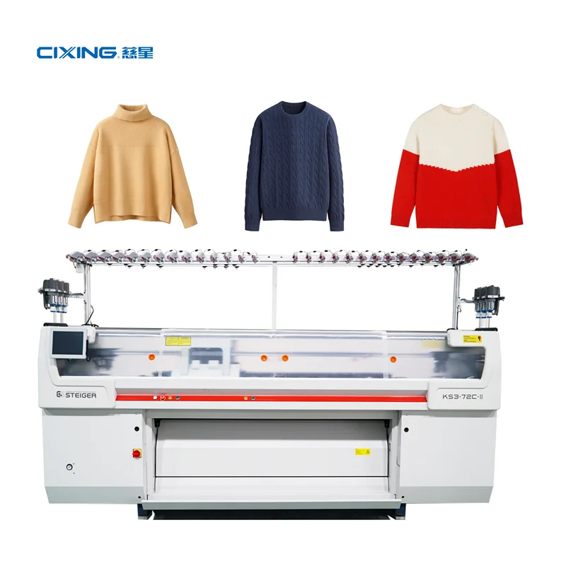 CIXING three systems knitting machine same as Shima Seiki sweater knitting machines
