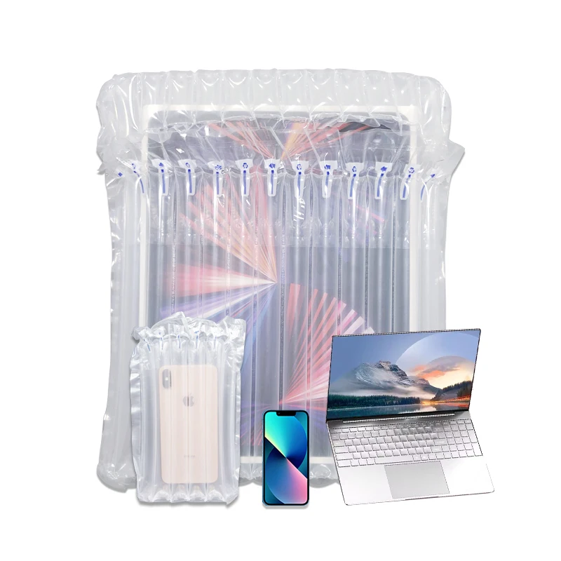 Waterproof Protective Film Air Column Bag Designed for 14-15.6 Inches Laptop Ensures Safe Transportation in Shipping Box