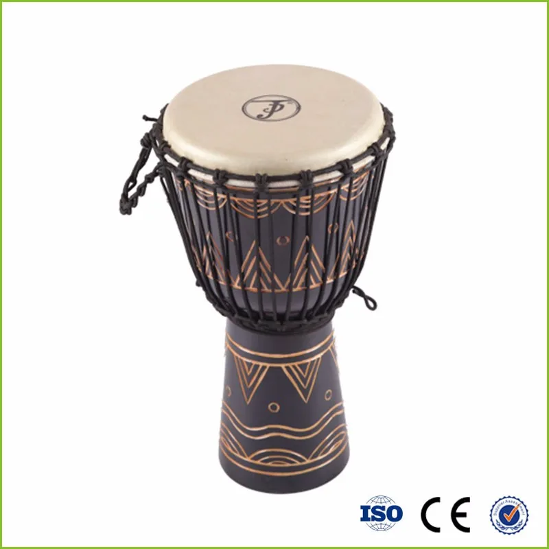 Заводская поставка перкуссионный инструмент дешевый djembe Африканский барабан из козьей кожи Профессиональный Большой для детей и взрослых