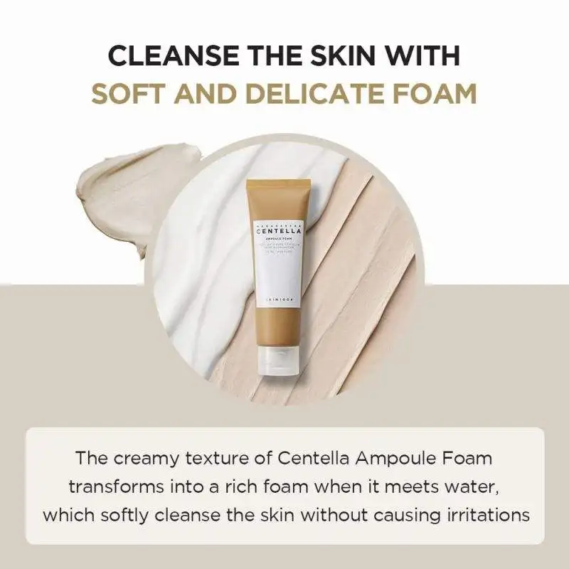 SKIN1004 Korean Cleansing Foam Facial Skin Care Cosmetics Wholesale Madagascar Centella Ampoule Foam 125ml