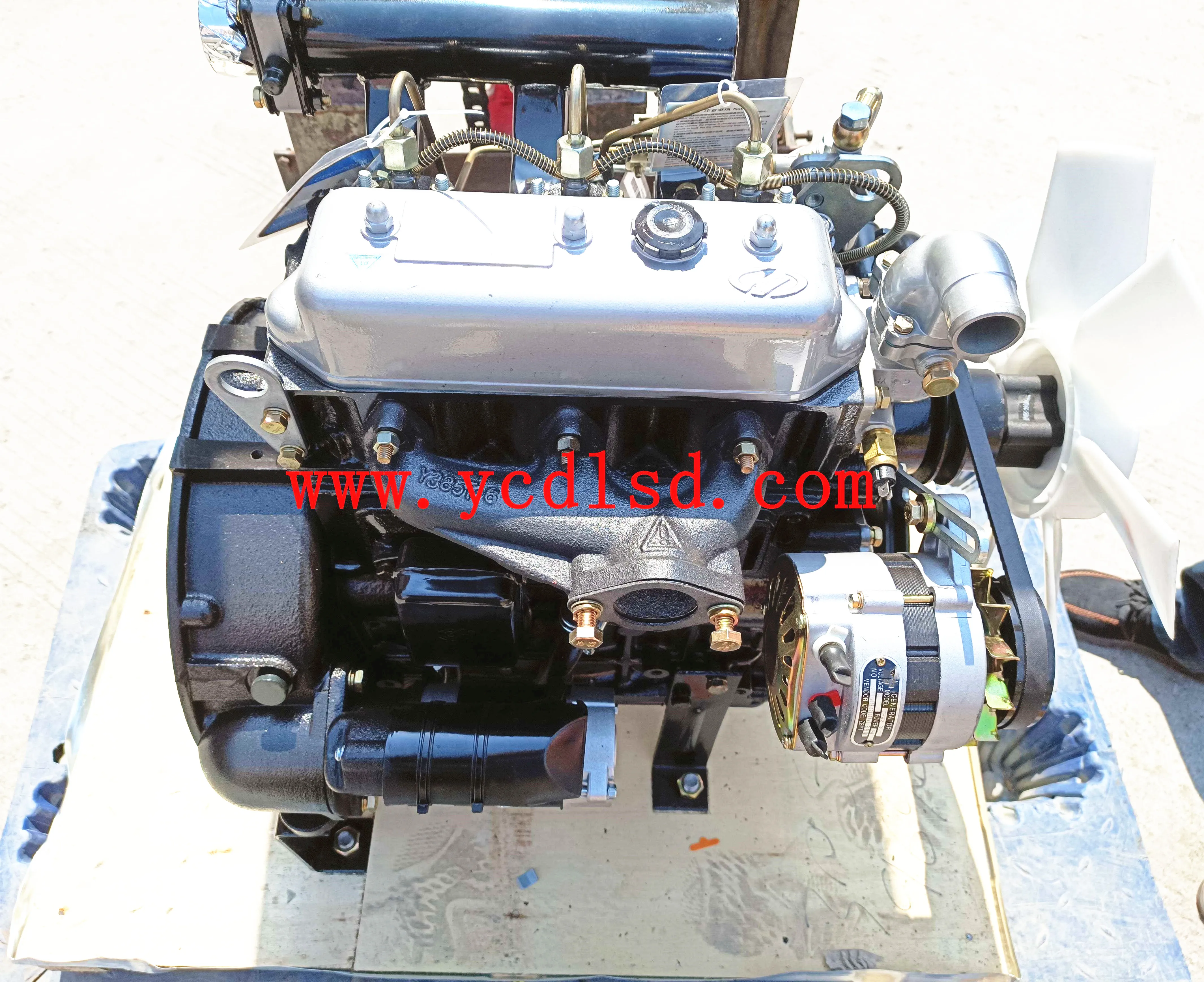 Four cylinder engine assembly YD380D YD385D