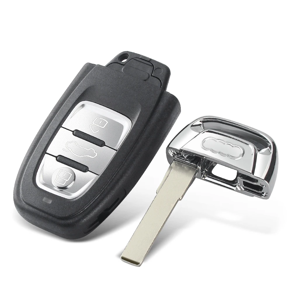 Audi A4l A3 A4 A5 A6 A8 Quattro Q5 Q7 A6 A8 Remote Key Shell Case Fob Replacement Car Key Shell 3 Buttons
