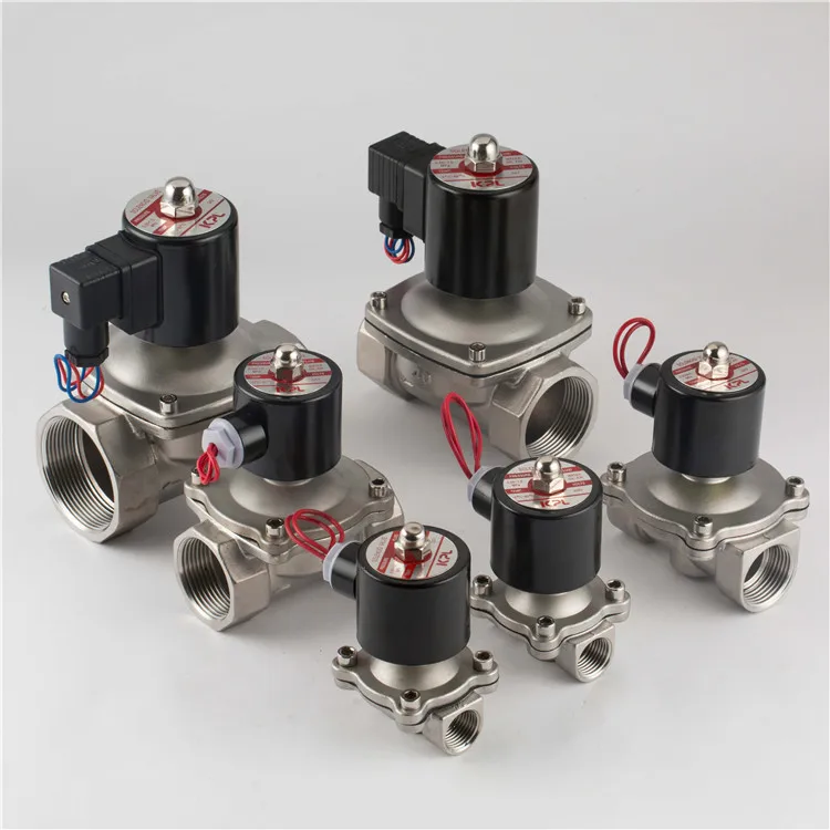 high pressure 1/2inch solenoid valve 110v 220v Dc12v 24v Pneumatic Directional Control Solenoid Valve