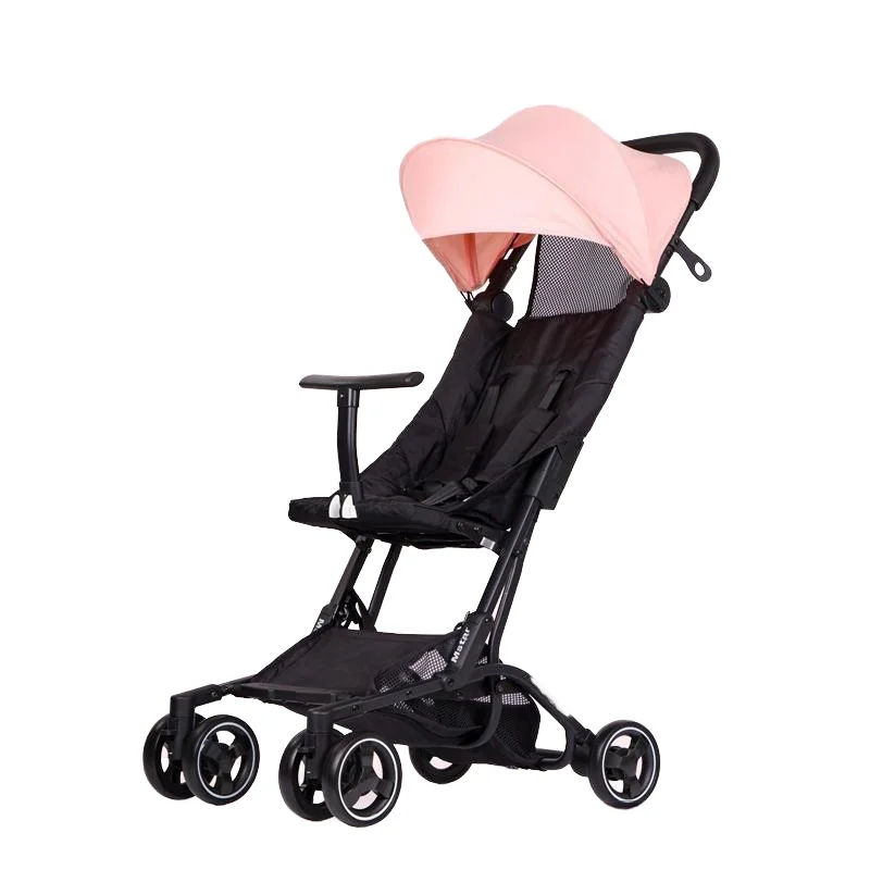JXB Easy Folding High Quality Tiny Lightweight Baby Stroller 5 Point Set Belt PU Wheel Universal Front Wheel Baby Products