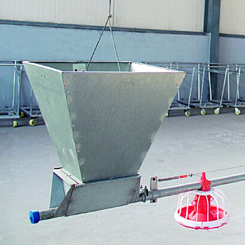 Poultry Farm equipment chicken automatic broiler pan feeding line