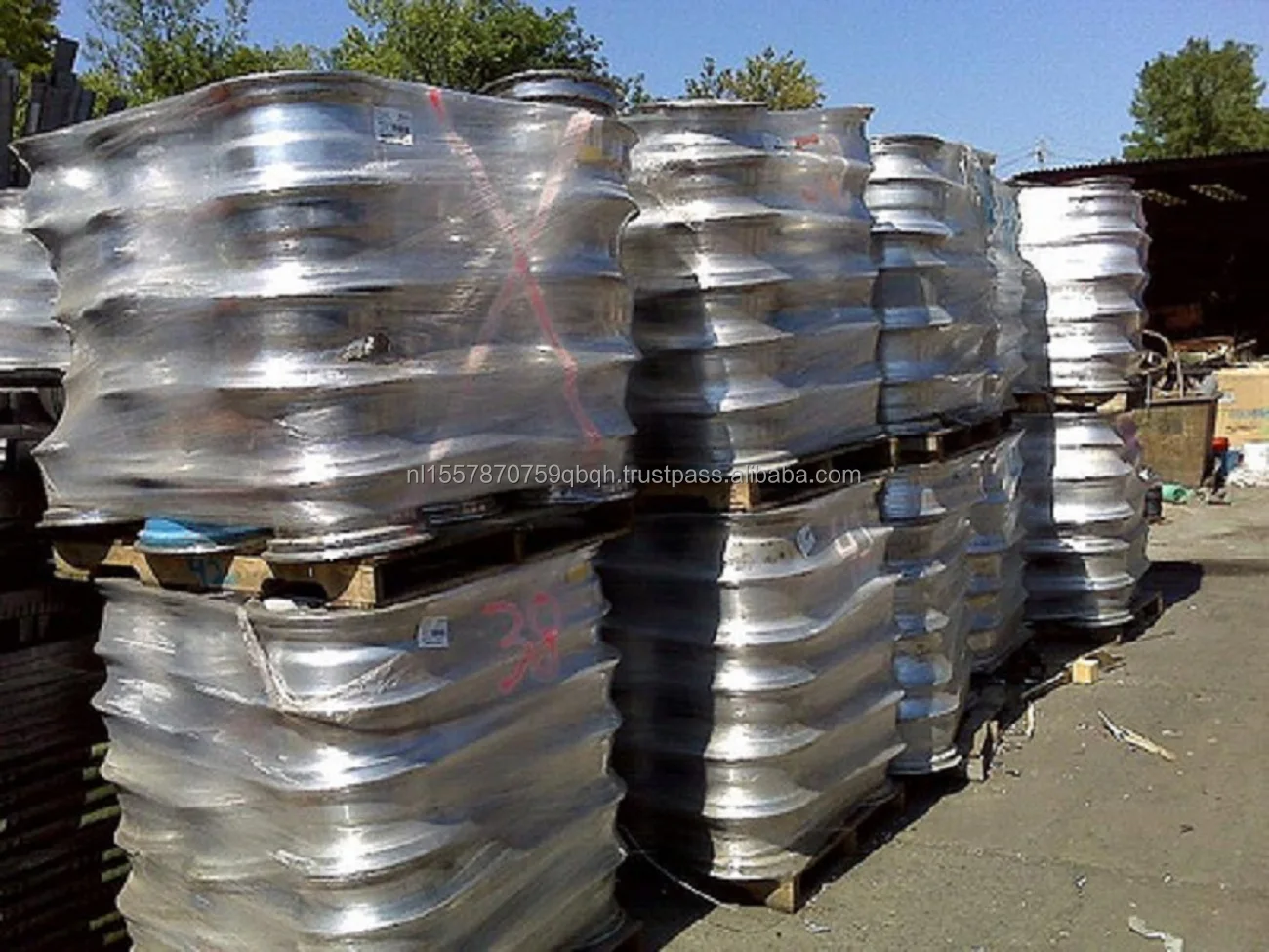 Колесный лом для продажи, колесный лом из алюминиевого сплава 99.9%, голландское происхождение, чистый алюминиевый класс AAA, алюминиевый колесный лом