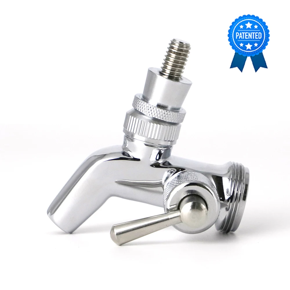 New Patented Stainless Steel Adjustable Draft Beer Tower Tap Faucet