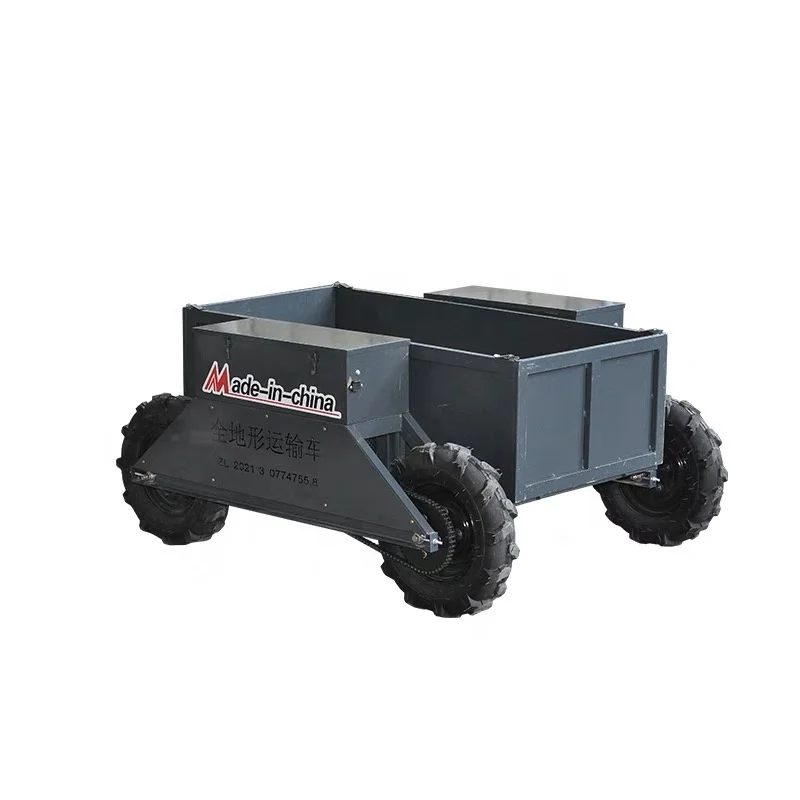 Electric Four-wheel Drive All-terrain Transport Vehicle Agricultural Mountain Hills Off-road Climbing Remote Handling Vehicle