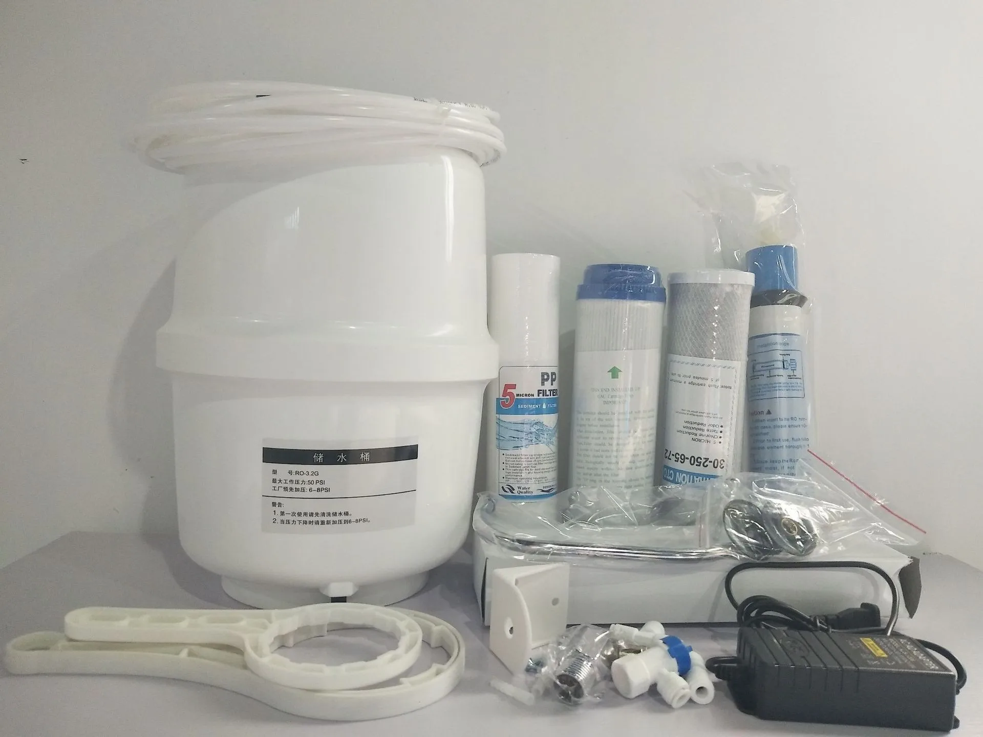 Hot sale domestic 5 stages under sink reverse osmosis system Under Sink Carbon Water Filter