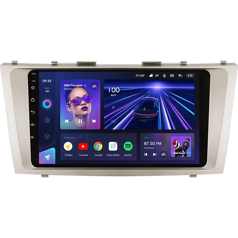 Автомагнитола TEYES CC3 для Toyota Camry 6 XV 40 50 2006-2011 мультимедийный видеоплеер навигация стерео GPS разъем 2 din