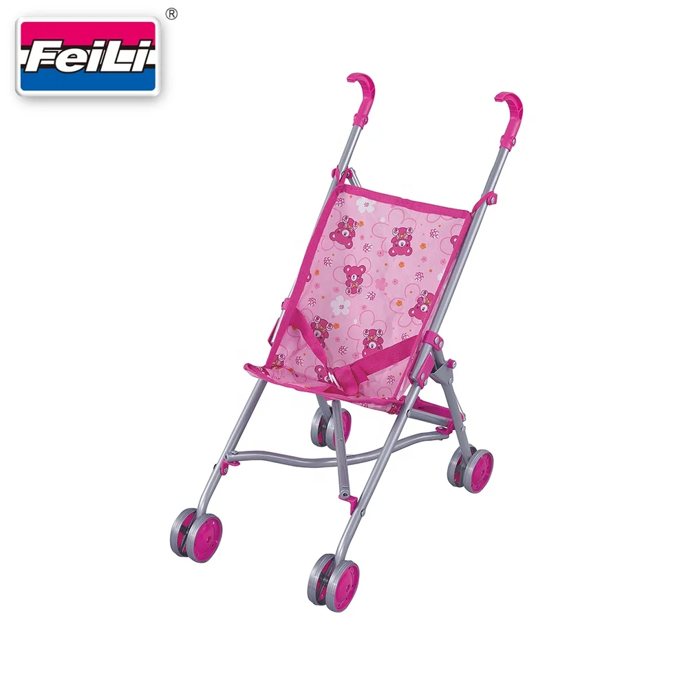 Fei Li Toys Hot Selling Toys Online INS Basic Umbrella Doll buggy for Promotion Toys Baby Doll Stroller