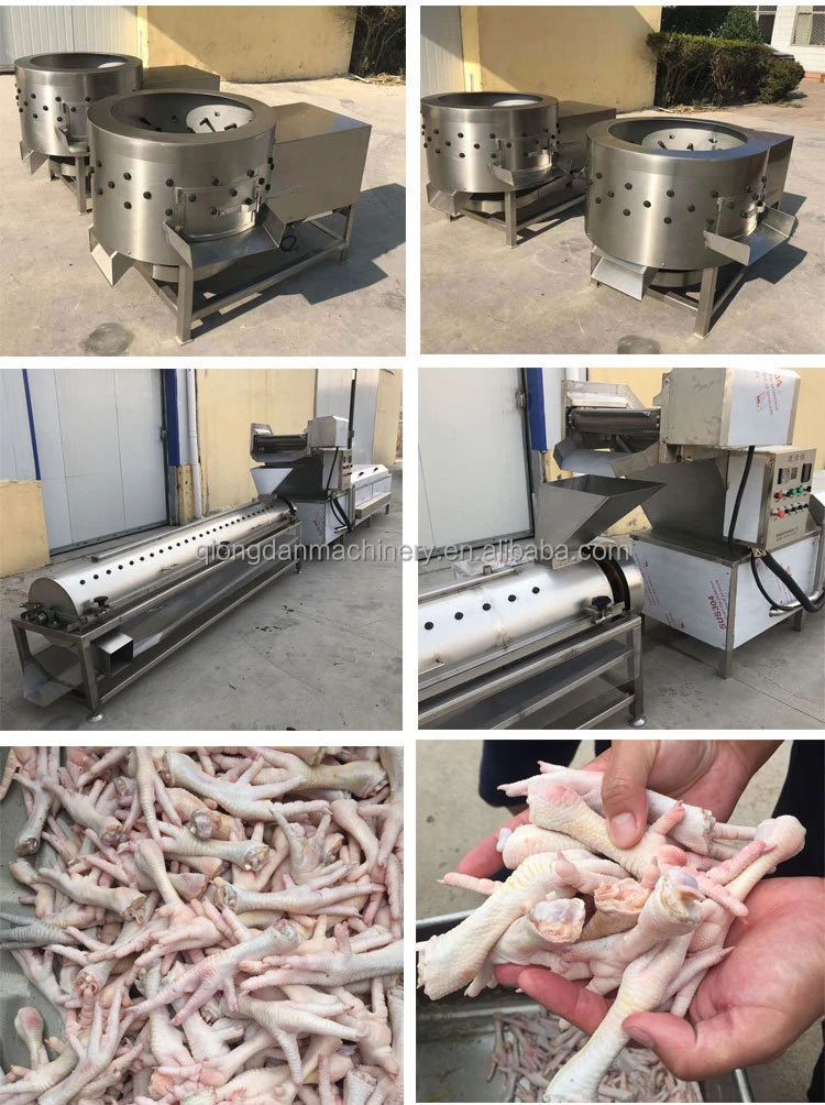 Factory Price Automatic Chicken Legs Peeling Paws Cleaning Machine Chicken Feet Machine On Sale