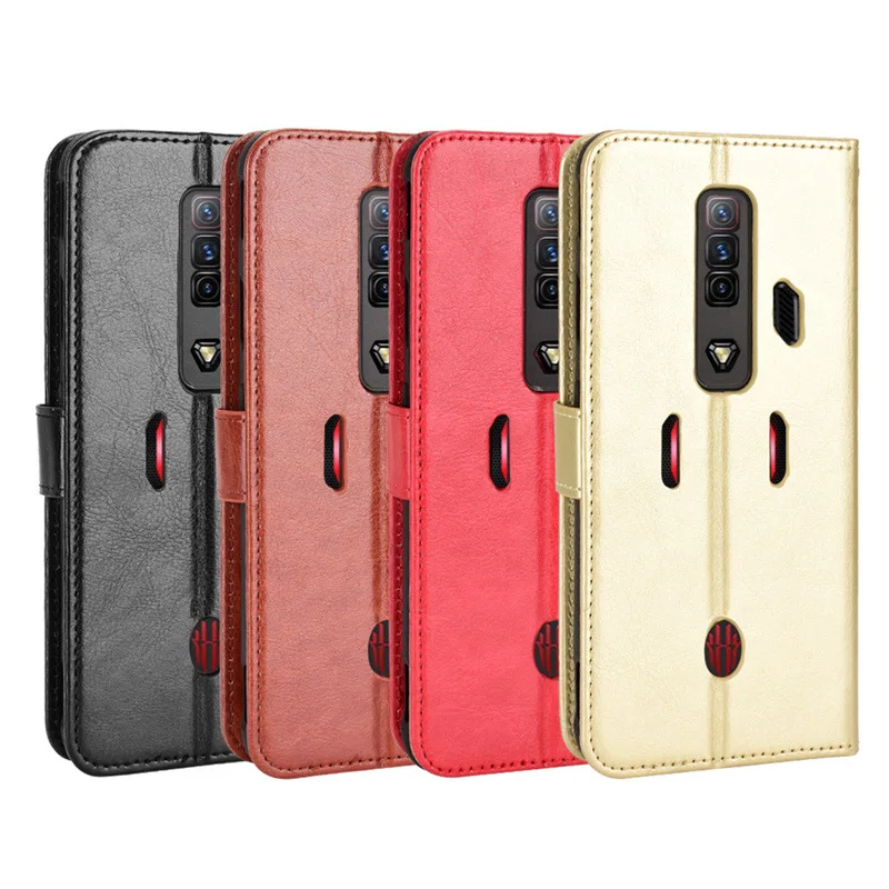 Лидер продаж, кожаный чехол-книжка для ZTE Red magic 7, чехол для мобильного телефона red magic 7