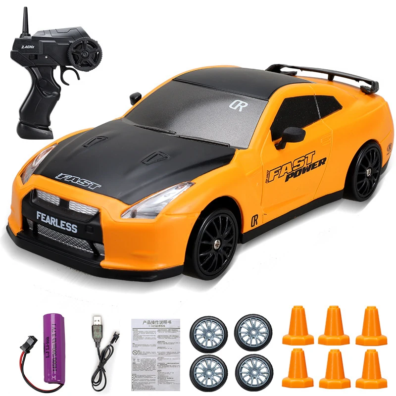 Powerful 4WD Racing Remote Control Drift Car Fun and Speedy Rc Vehicle with USB Cable Gift for Children
