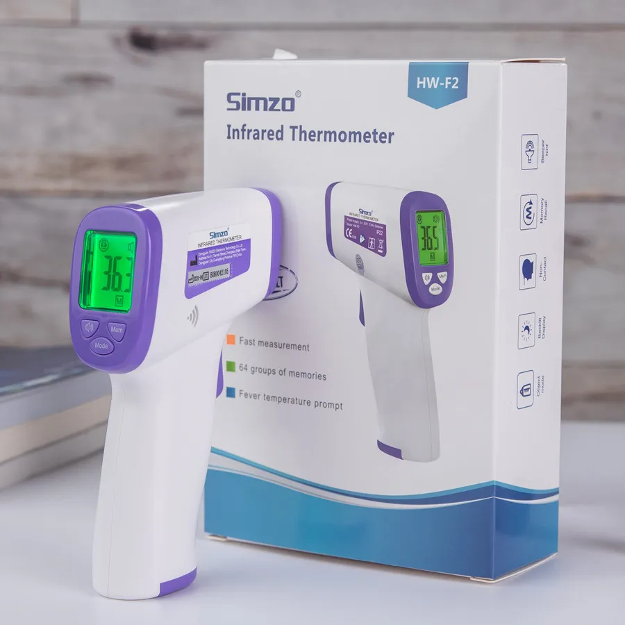 Non Contact Medical Termometro Digital Infrared Forehead Ear Thermometer Electronic Termometro Infrarojo Frente Thermometer Baby