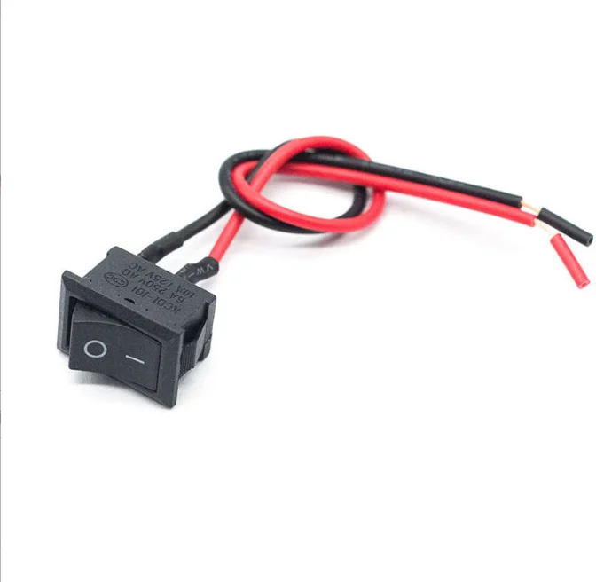 Маленькие Кулисные Переключатели автомобильные переключатели модифицированные мотоциклетные с проводом 17 5x12 3 мм