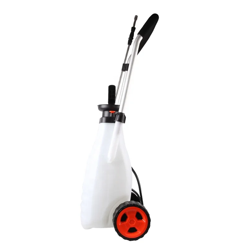 China SeeSa brand 4 gallon trolley cart pressure pump garden weed sprayer with wheels