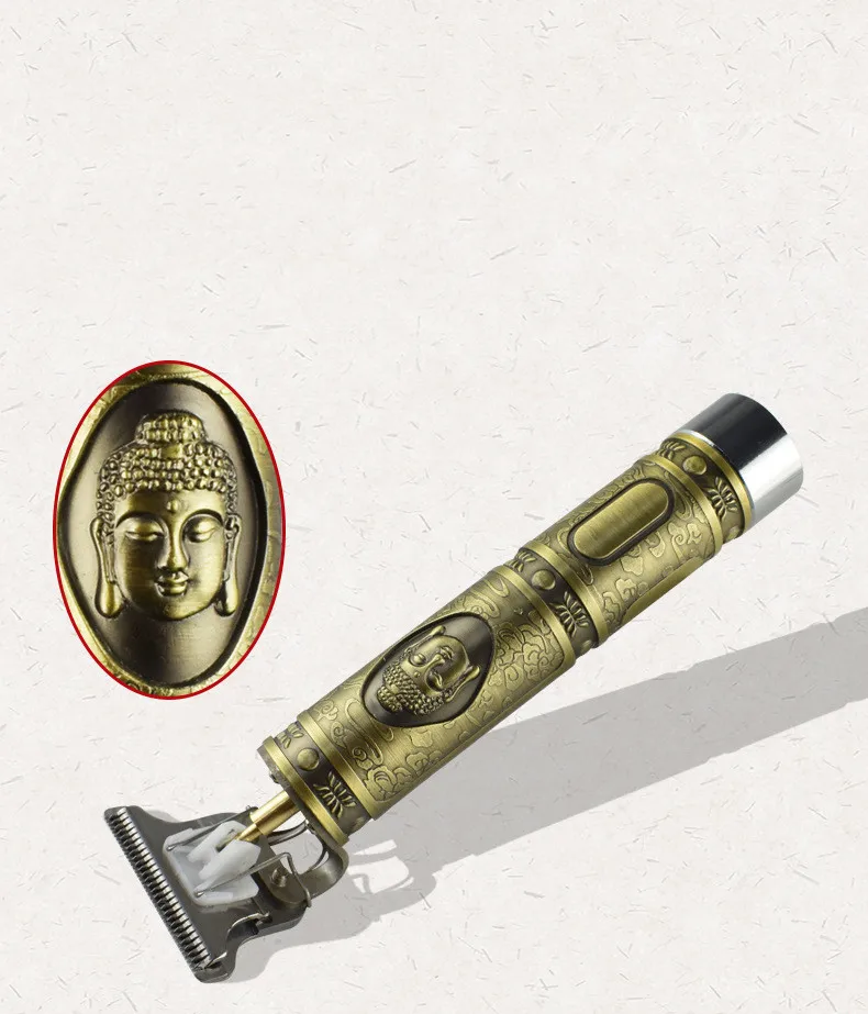 NewT9 Hair Trimmer T Shape Skeleton Heavy Hitter Cordless Men 0mm Baldheaded Clippers