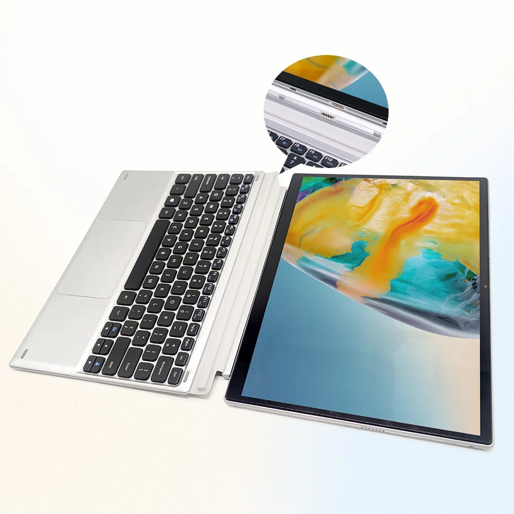 New Design 3000*2000 IPS Touch Screen 2in1 12.3 Inch Laptop Android Tablet PC Cheap for Home&Office