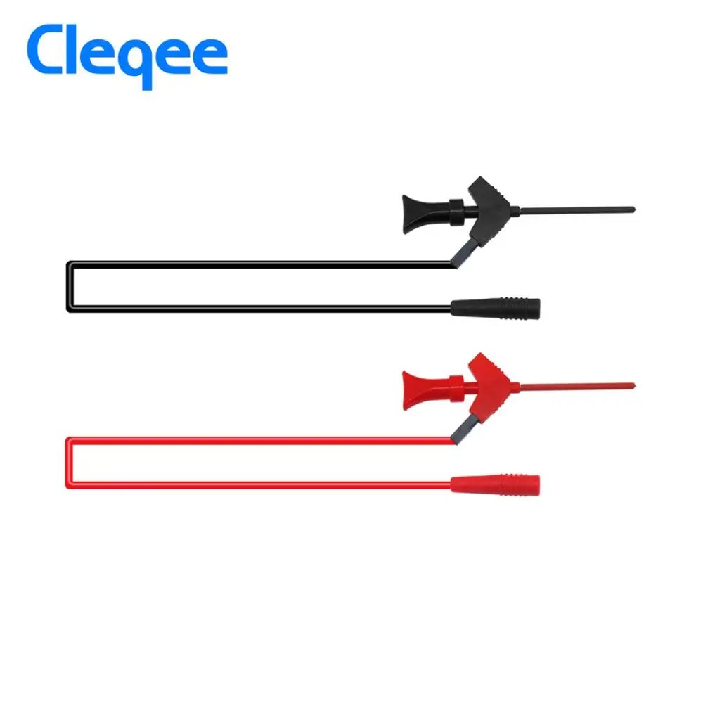 Cleqee-2 P1511B AWG Test Lead Kit Can connect the Digital Multimeter Probe 2mm Female Plug to Internal Spring IC Test Hook Probe