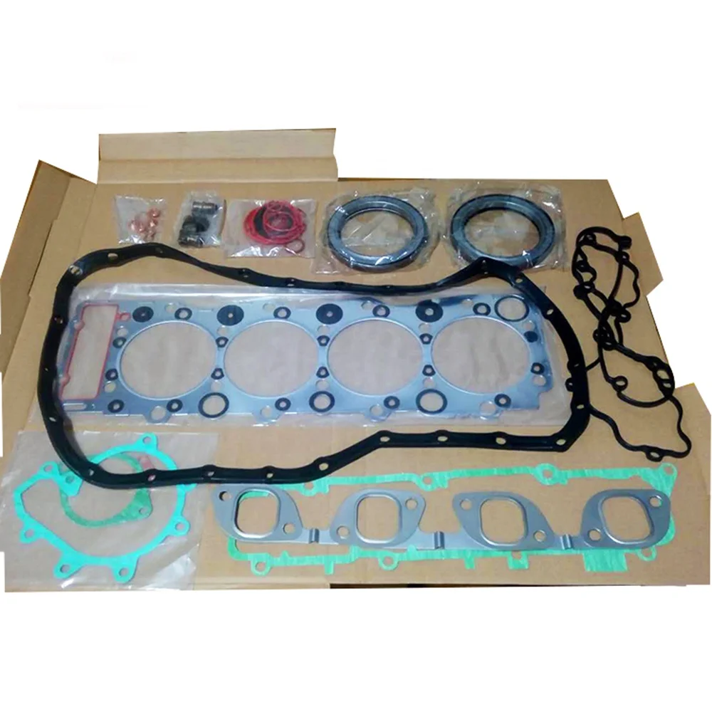 4HG1 4HG1T overhauling kit cylinder head gasket set 8-97144985-0 for NPR NQR ELF truck overhaul