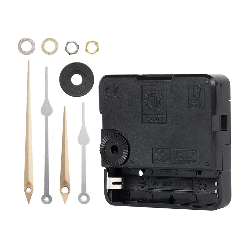 Оптовая продажа кварцевые бесшумные часы S001 с механизмом