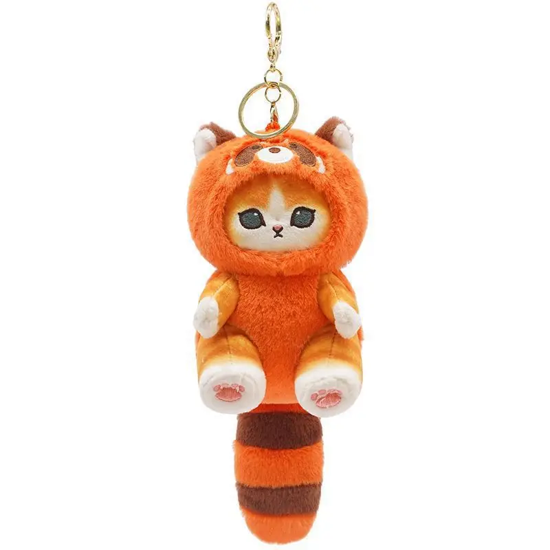 YE617 Genuine Mofusand Cat Fushandi Shark Cat Disguise Raccoon Squirrel Panda Plush Doll Pendant Ornaments