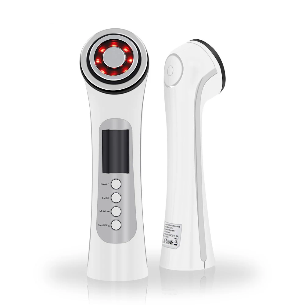 Wrinkle Removal Skin Care Beauty Device Facial Massager Face Slimming EMS LED Beauty Machine