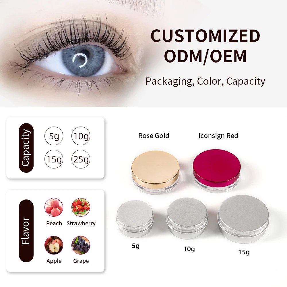 Iconsign Custom Lash Lifting Glue Balm 25g Perm Eyelash Lift Adhesive For Lash Lift Glue Balm Private Label