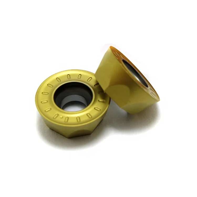 Factory direct sales gold color RPMT1204 Round shape inserts carbide inserts RPMT 1204 cnc tools R6 Inserts