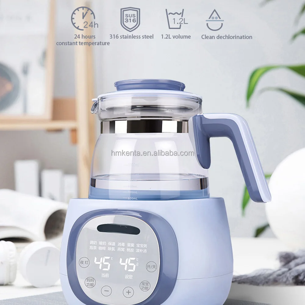  Factory Hot Sale Electric Milk Kettle Smart Digital Panle Glass