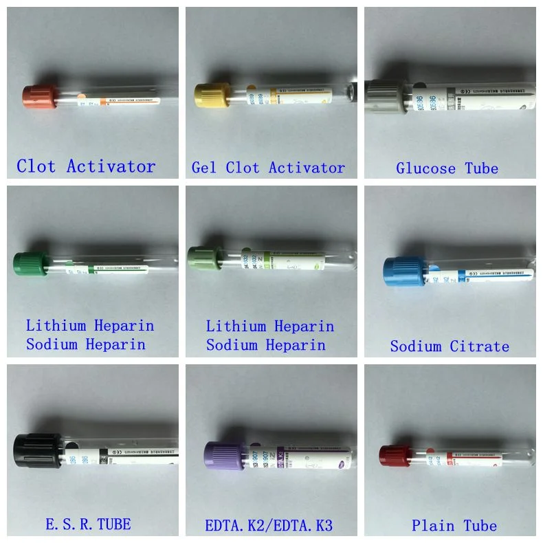 Medical consumable disposable Plain Tube With Clot Activator Vacuum Tube For Blood Collection OEM Separation Gel Tube