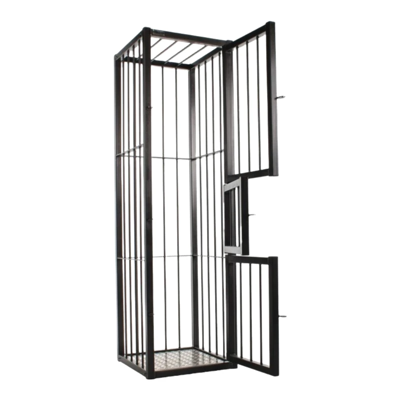 BDSM Large steel slave standing cage detachable slave training Adult sex game bondage cage sex toy cage