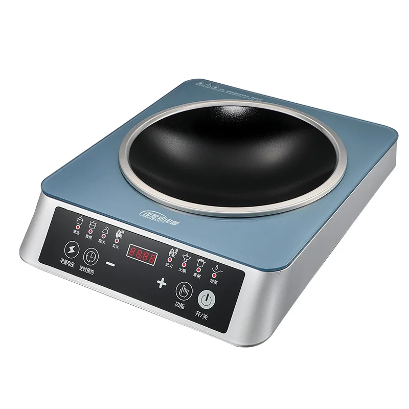 Professional Commercial Single Burner Induction Cooktop 3.5Kw Infrared New Design Kitchen Use Knob Stainless Steel Restaurants