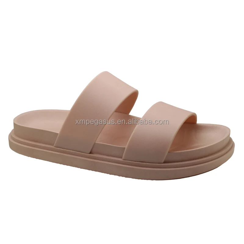 China Manufacture Fashion Casual Pink Custom Slides For Women Platform Sandals