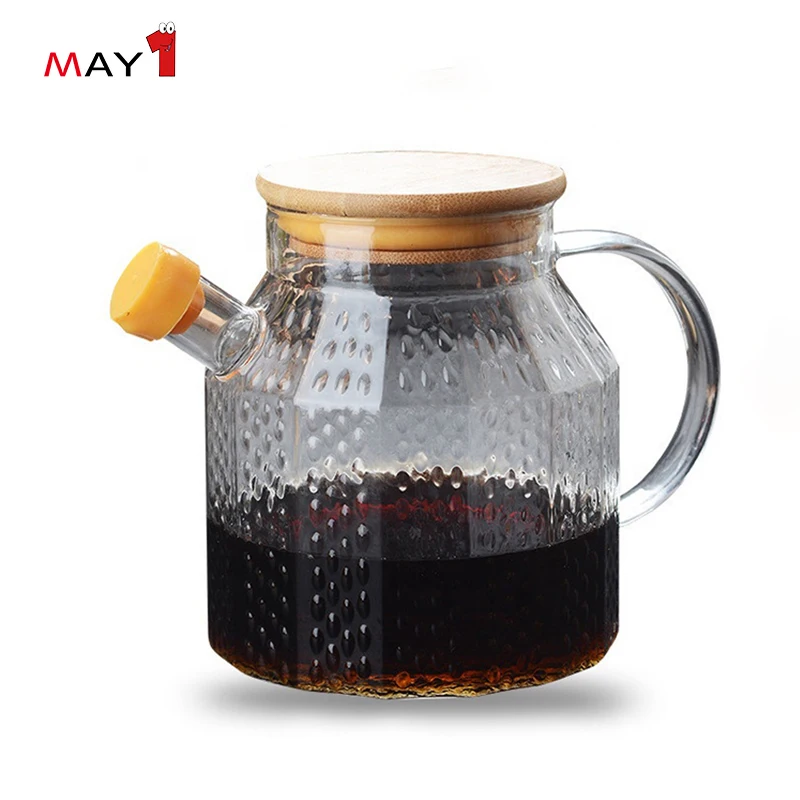 
Custom High Borosilicate Glass Wooden Lid For Kitchen Spice Flavour Dispenser 