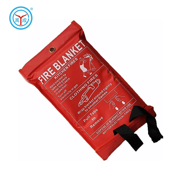 
Customize Fireproof Premium Fire Extinguisher Manufacturer PVC Fiber Fire Blanket 