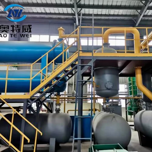 Tire pyrolysis oil plastics pyrolysis oil waste engine oil distillation to diesel machine