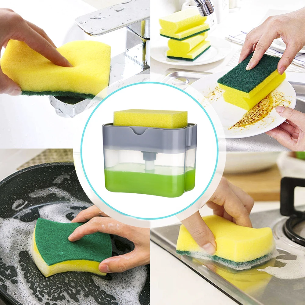 Kitchen Cleaning Supplies Sponge Brchairolder Dishwashing Box Pussofape Soap Dishwashingtable Furniture Black Free Spare Parts