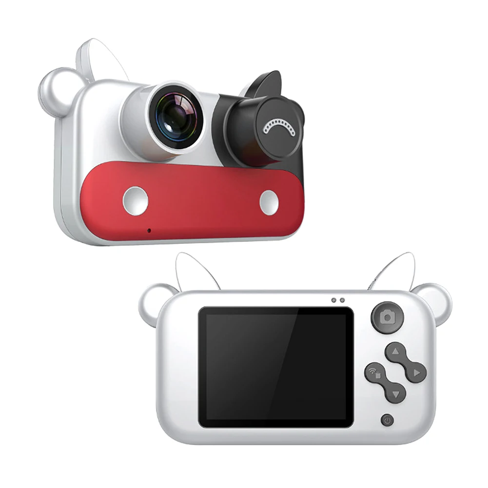 2inch Mini Portable USB Rechargeable Toy APP Support HD Screen Boy Girl Travel Kids Camera With Lanyard Filters Digital Video