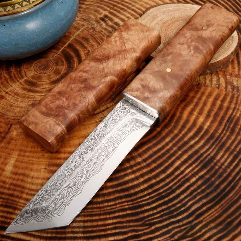 Wholesale OEM damascus steel knife for outdoor knife with camping knife