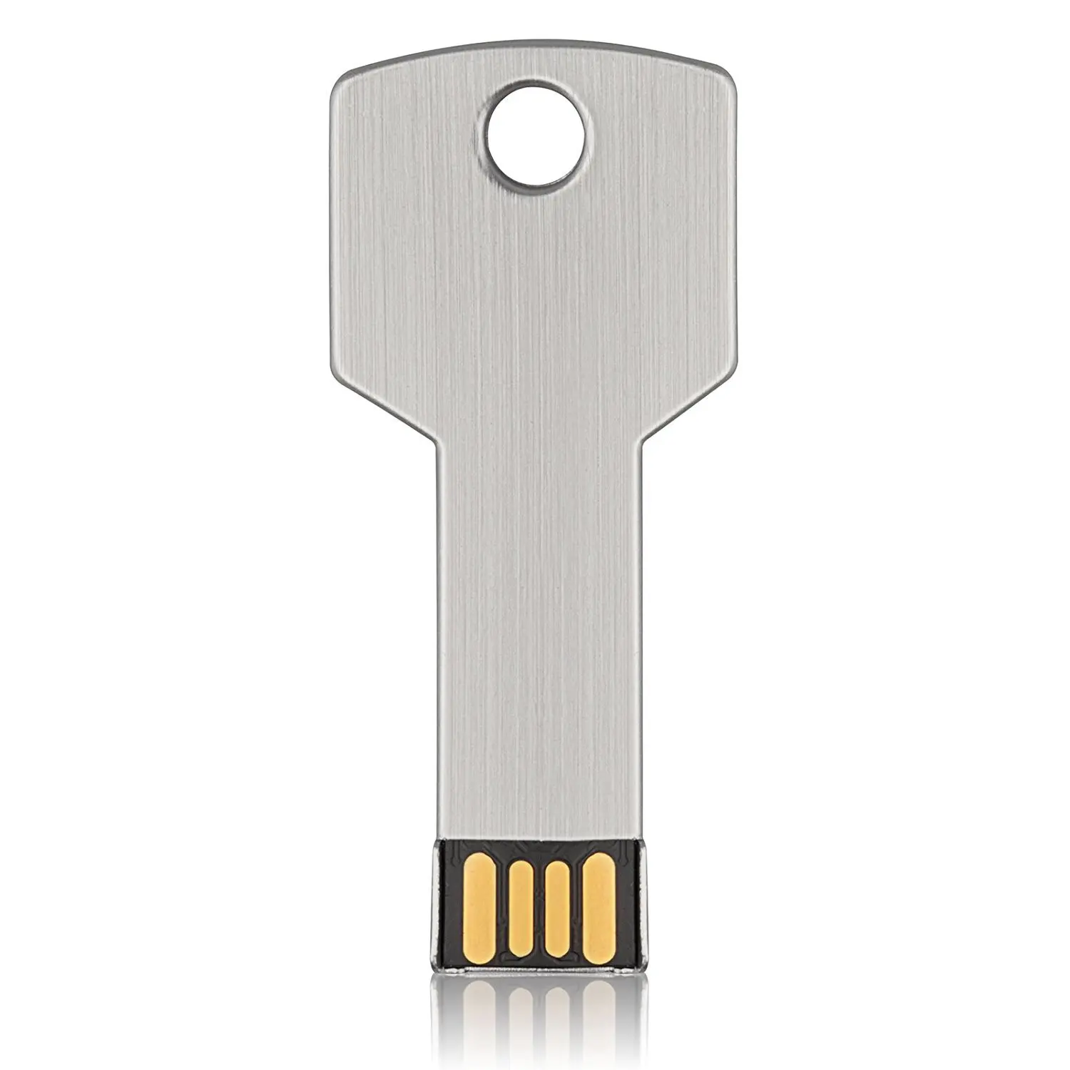 promotional gifts customized logo metal key shape USB flash drive