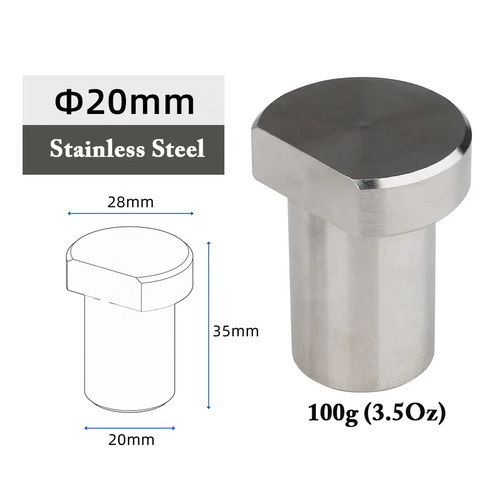 Aluminum Tenon Dowel Pin Workbench Stopper Peg Brake Stops Table Clamp for 19/20mm Dog Hole