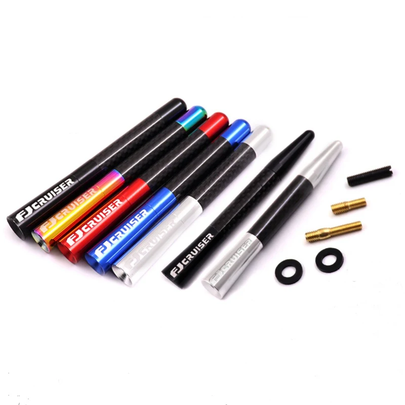 Radio Antenna Decoration  Accessories Exterior Modification Aluminum Alloy Carbon Fiber  2006-2021FOR Toyota FJ Cruiser