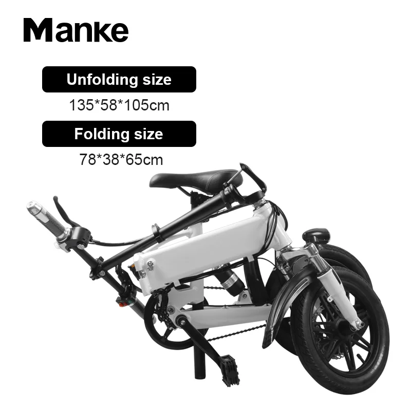 
250W 14inch 3 wheel Electric bike Bicycle for adults UK/AU/EU/US plug 