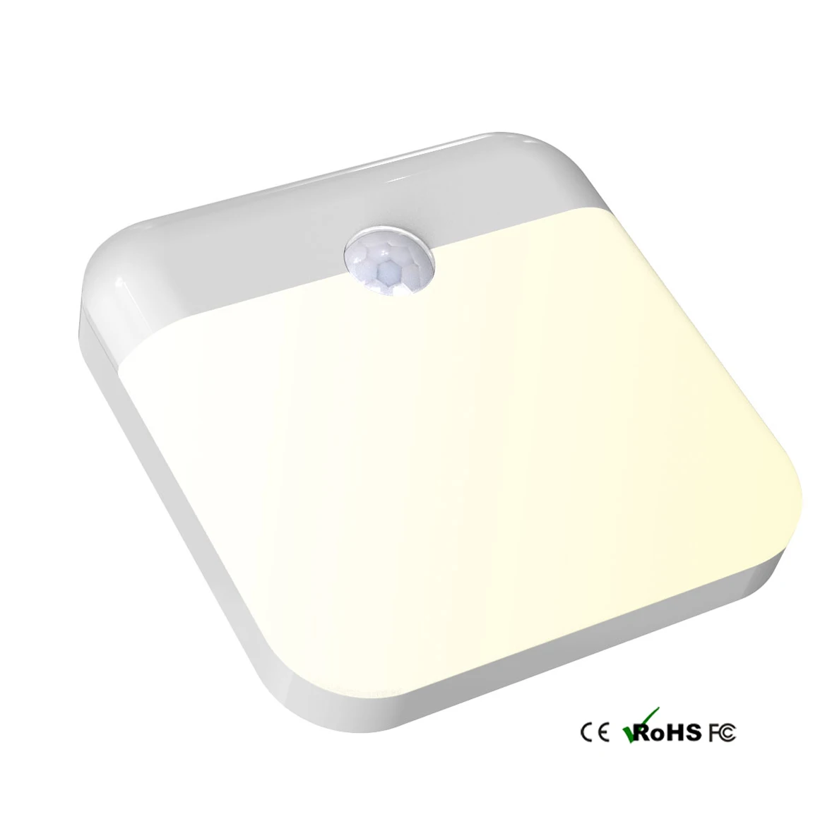 Китай-Fabrik wiederaufladbares Nachtlicht Licht mit Bewegungsmelder LED-Nachtlicht LED-Lampe Bewegungssensor
